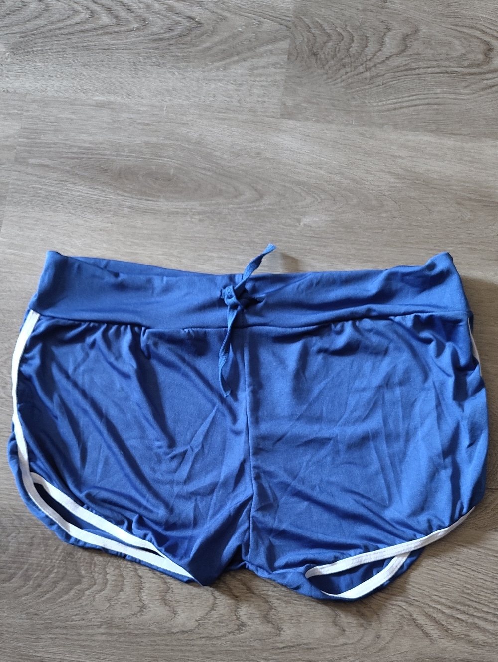 3 For $10🆕Ladies Blue Athletic Drawstring Shorts Sz XL 14-16